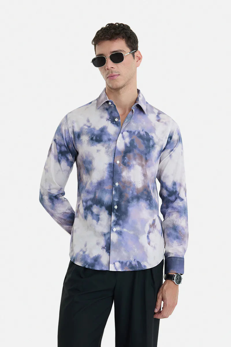 100% cotton tie & dye satin shirts – trendy & premium statement style 100% cotton tie & dye satin shirts – trendy & premium statement style