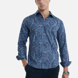 100% cotton slim fit floral shirts – fresh & stylish look