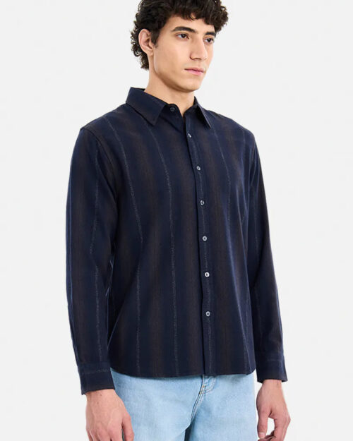 100% cotton regular fit stripes shirts – classic everyday style