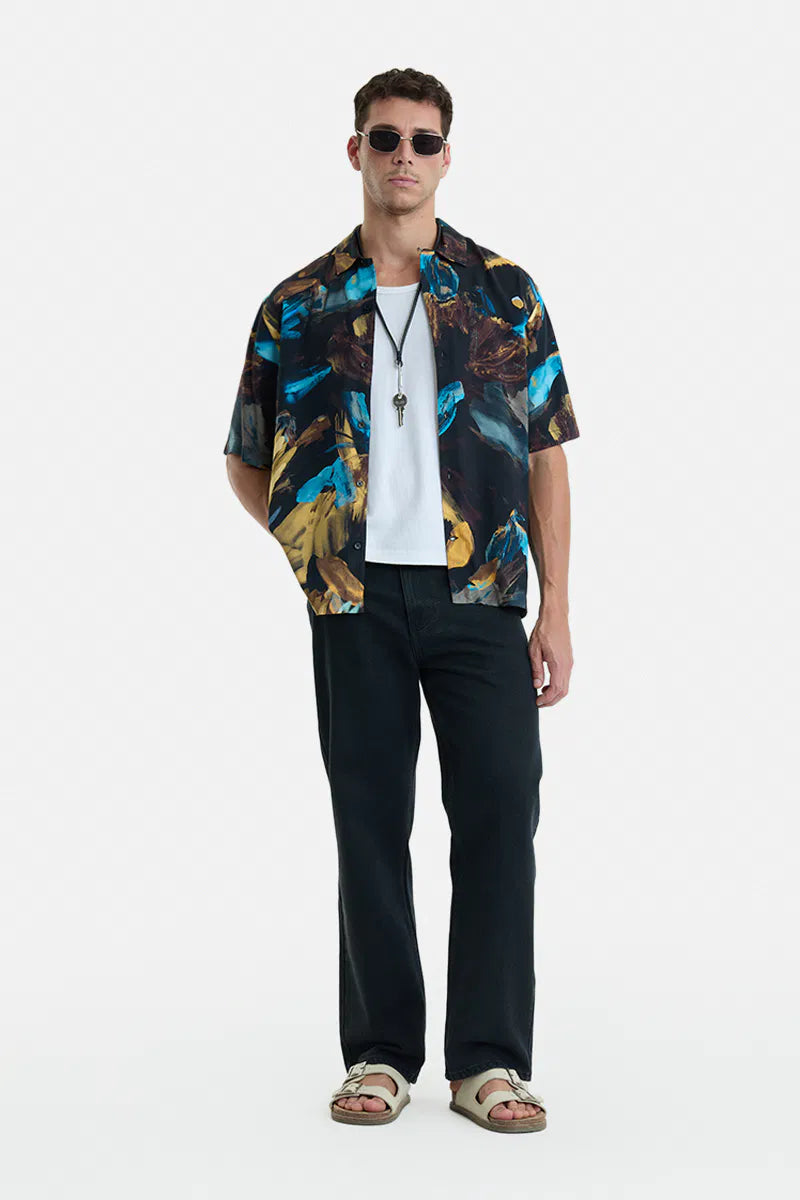 100% cotton abstract oversized shirts – trendy streetwear essential 100% cotton abstract oversized shirts – trendy streetwear essential