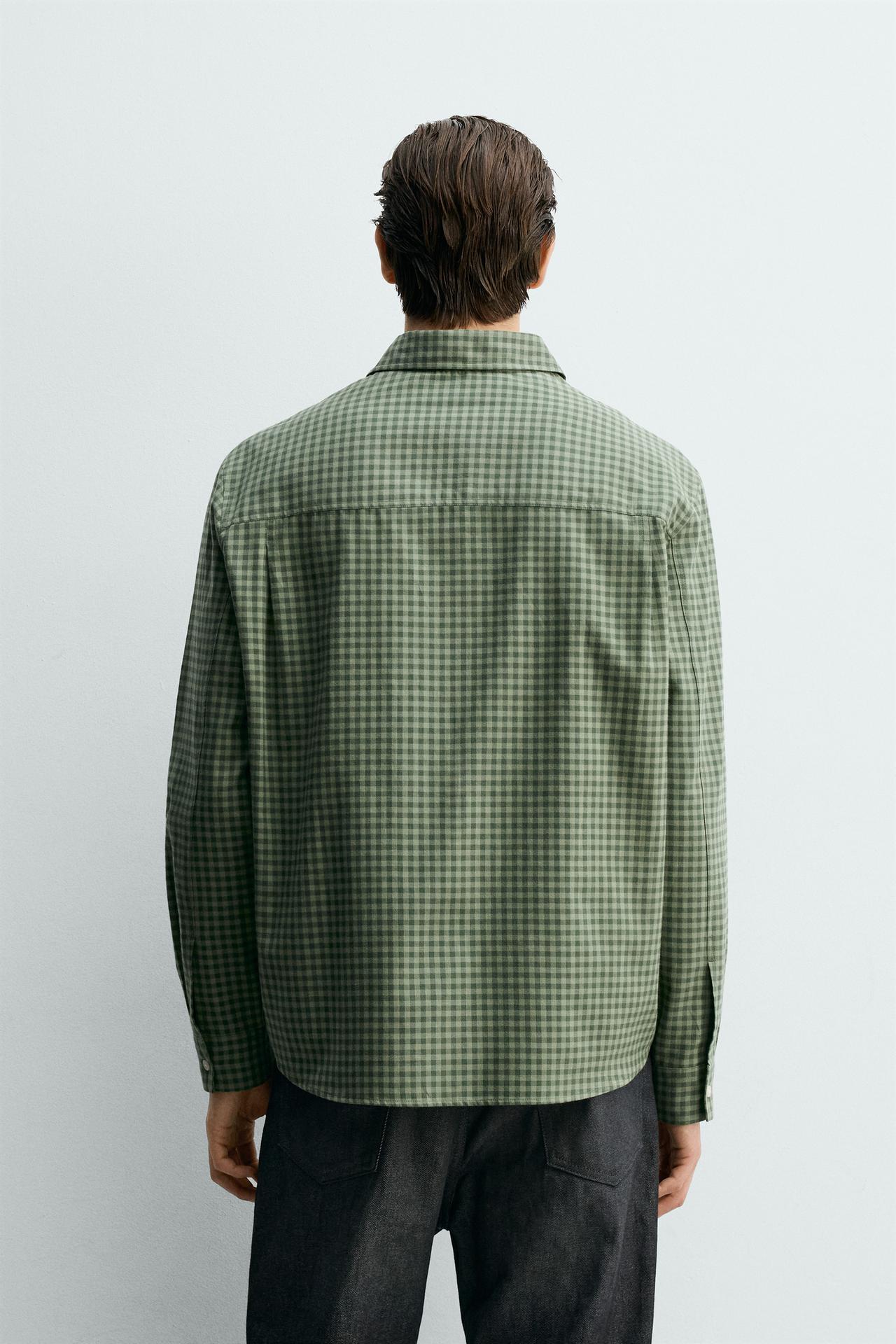 green button down checks shirt green button down checks shirt