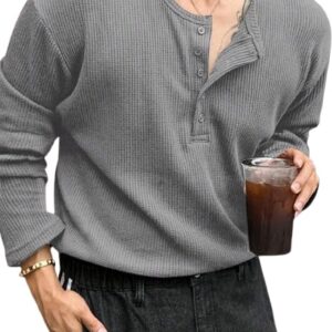 grey and black structured striped t shirt