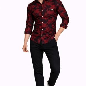red stripe shirt