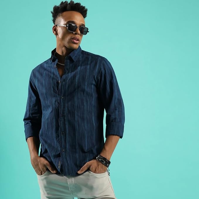 navy lightweight linen striped shirt navy lightweight linen striped shirt