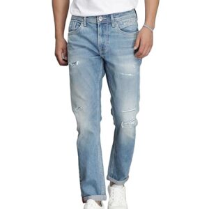 dk blue 5 pocket low rise ankle length jeans