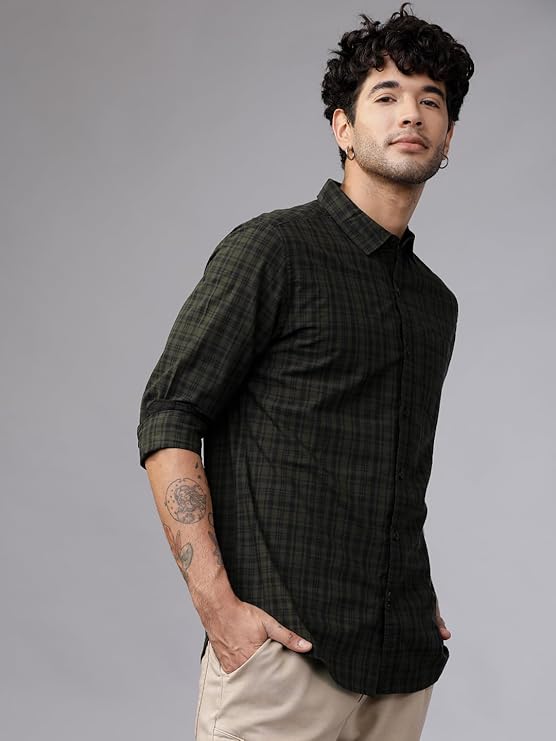 premium cotton checks shirts | 100% cotton regular fit premium cotton checks shirts | 100% cotton regular fit