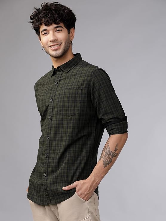 premium cotton checks shirts | 100% cotton regular fit premium cotton checks shirts | 100% cotton regular fit