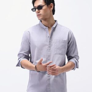 pale yellow lightweight structured shirt