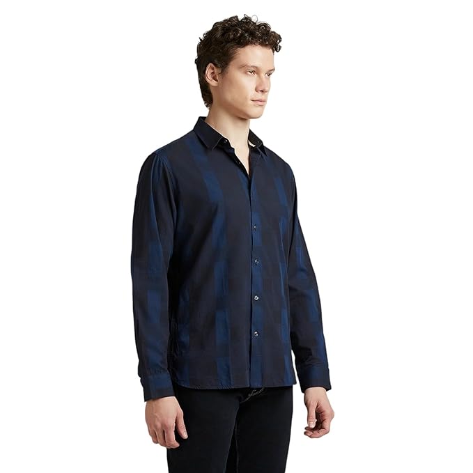 navy ethnic print shirt navy ethnic print shirt