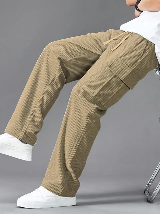 olive nylon relaxed fit cargo pants with utility pockets olive nylon relaxed fit cargo pants with utility pockets