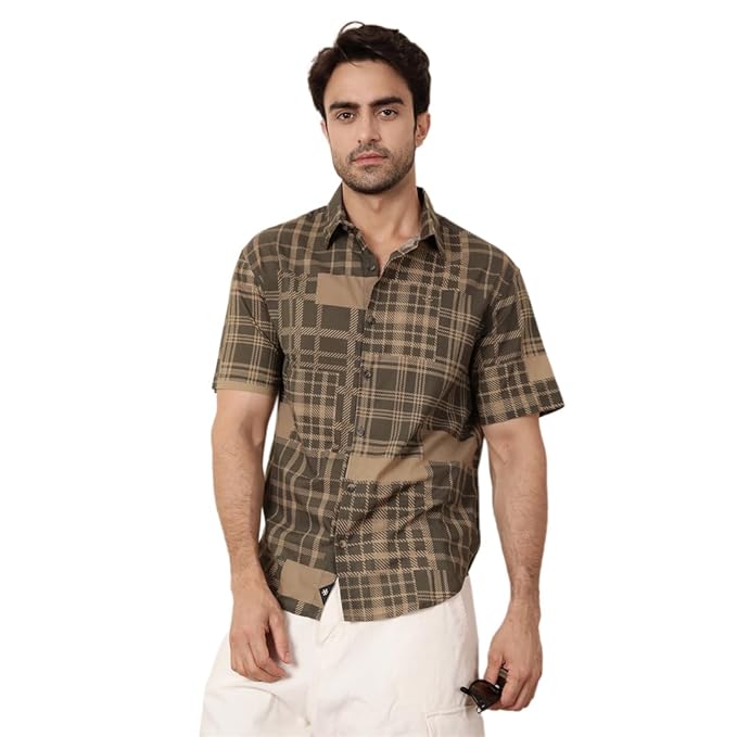 olive textured slim fit shirts for men olive textured slim fit shirts for men