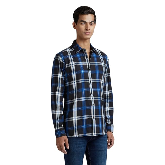navy and white checks shirt navy and white checks shirt
