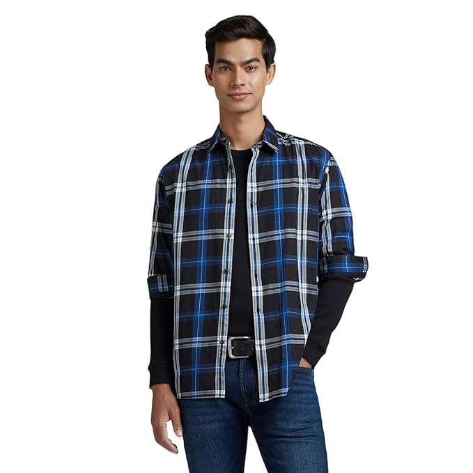 navy and white checks shirt navy and white checks shirt