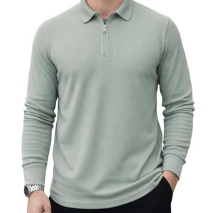 men’s ribbed polo t shirt | premium slim fit casual wear
