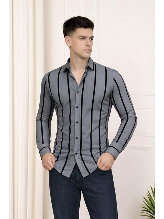 premium stretch knitted shirts for men – smart casual fit premium stretch knitted shirts for men – smart casual fit