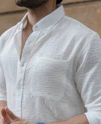 white double cloth shirt white double cloth shirt
