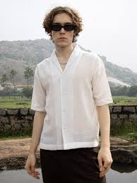 white double cloth shirt white double cloth shirt
