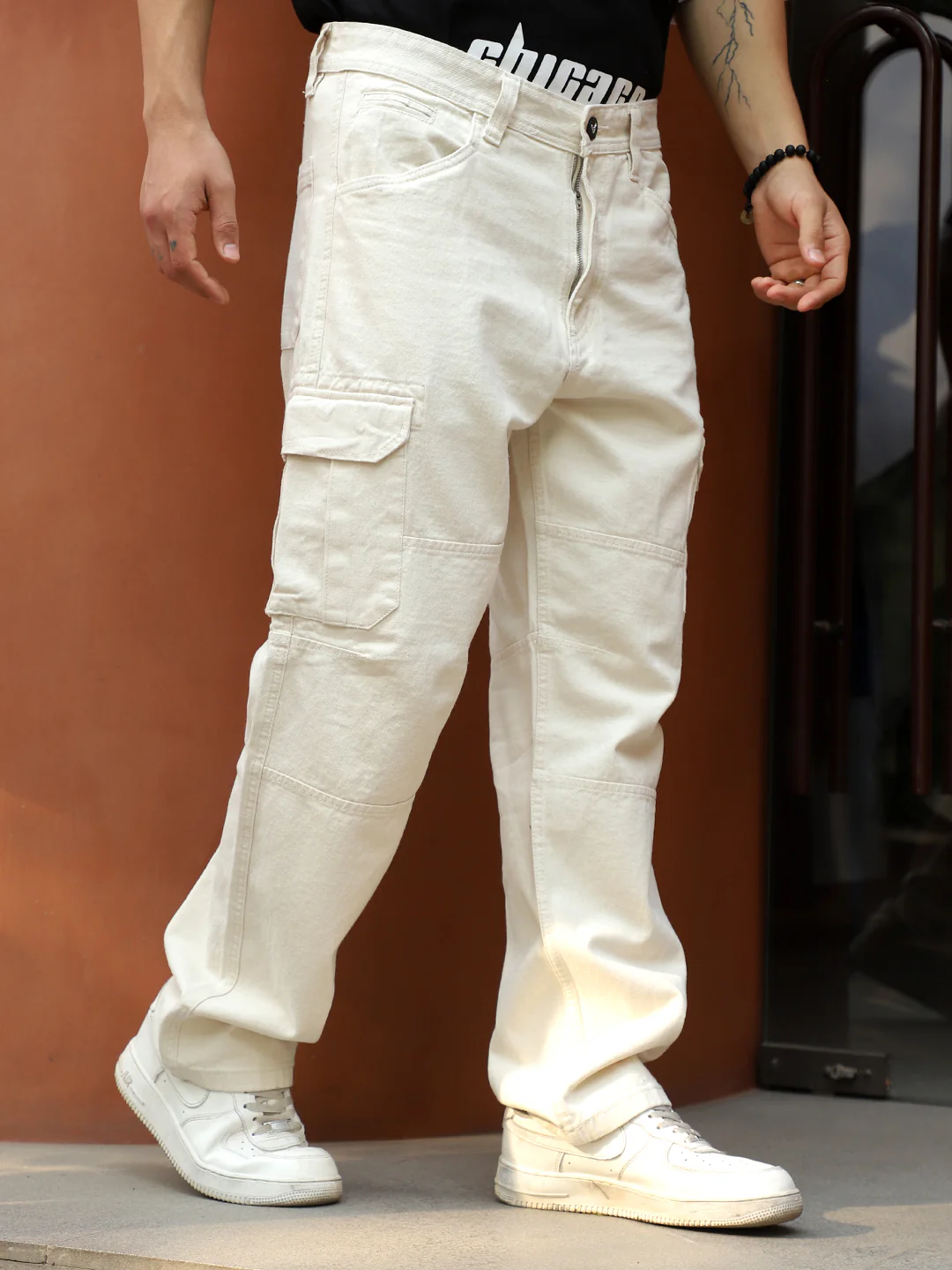 light beige cotton cargo pant light beige cotton cargo pant