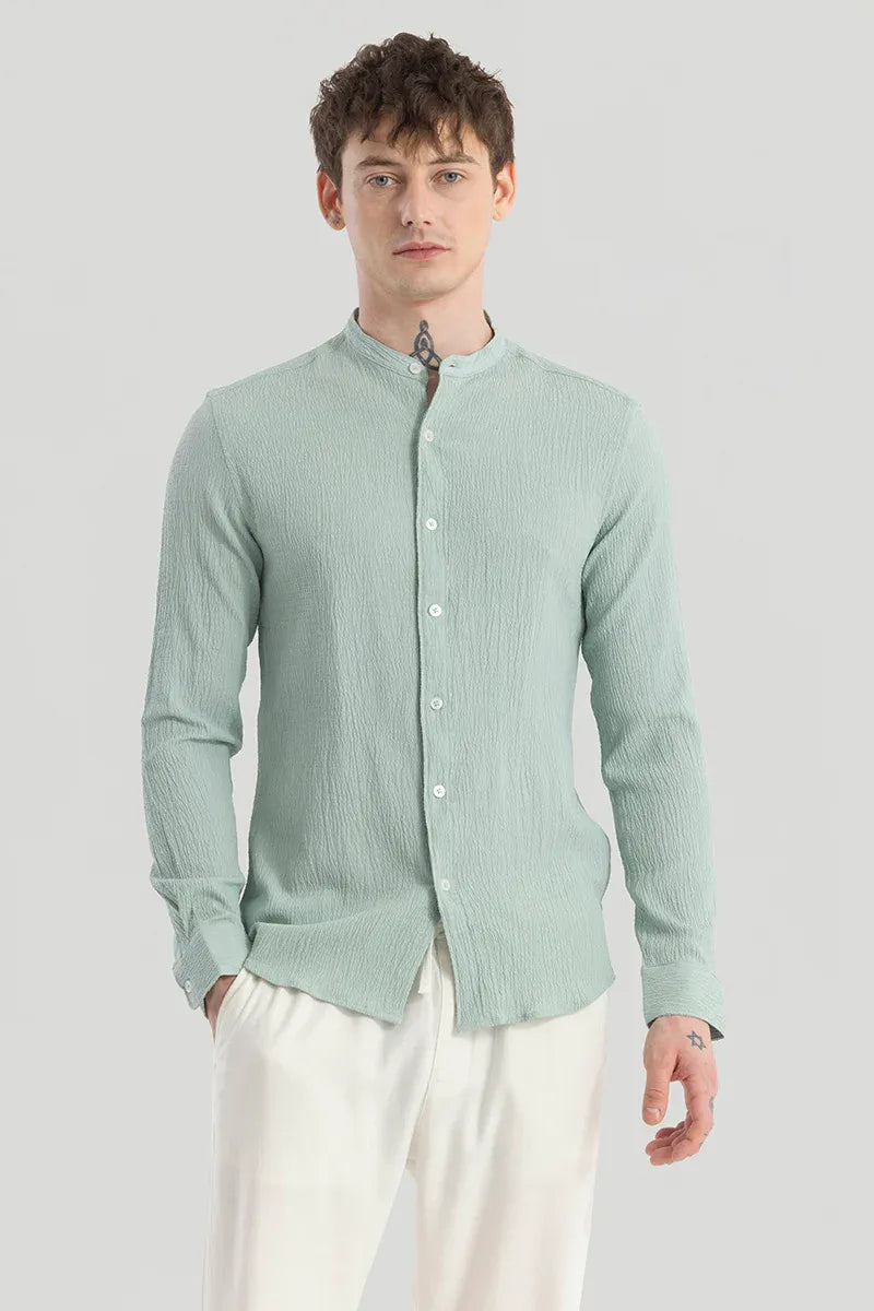 berit light green textured shirts berit light green textured shirts