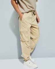 light beige regular fit cotton cargo pant light beige regular fit cotton cargo pant