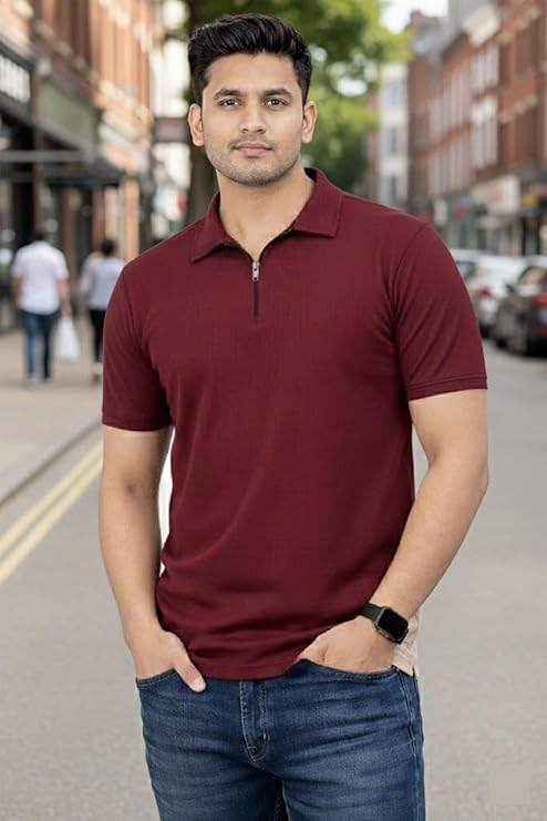 multicolour knitted stripe zipper t shirt multicolour knitted stripe zipper t shirt