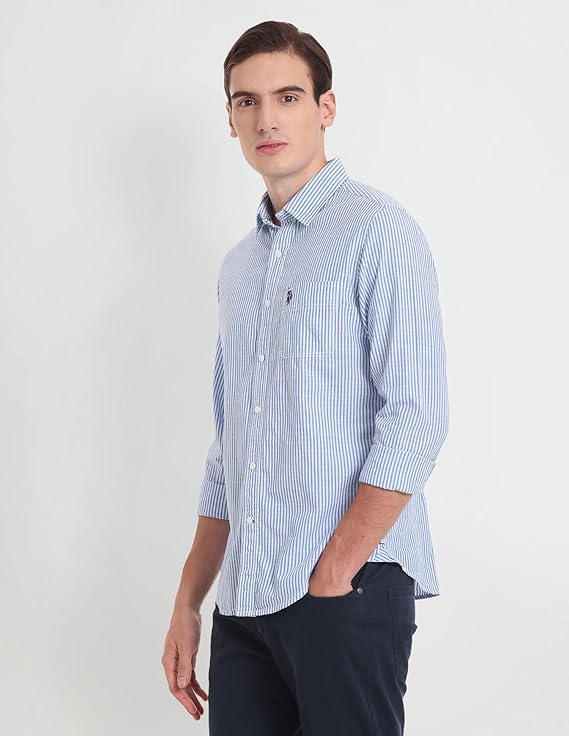 vertical stripe cotton causal shirt vertical stripe cotton causal shirt