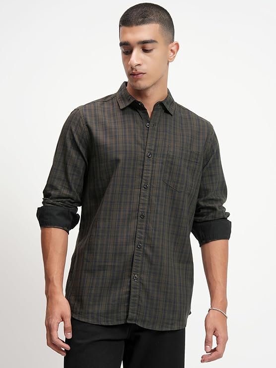 premium cotton checks shirts | 100% cotton regular fit premium cotton checks shirts | 100% cotton regular fit
