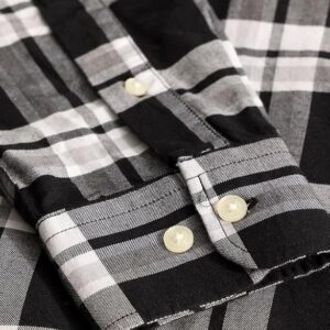Home black checkered shirts