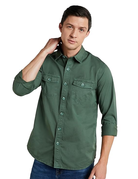 olive ombre checks shirt olive ombre checks shirt