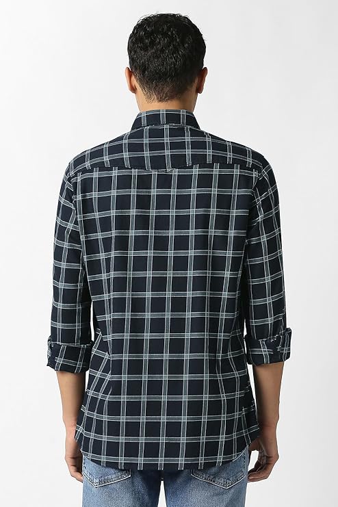 navy checks shirt with pocket navy checks shirt with pocket