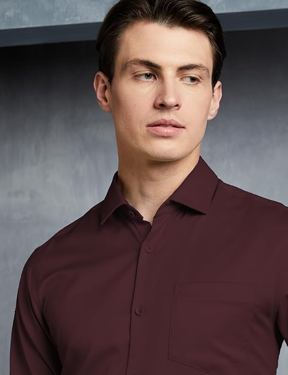 regular fit stretch brown shirts – comfortable & classic everyday style regular fit stretch brown shirts – comfortable & classic everyday style