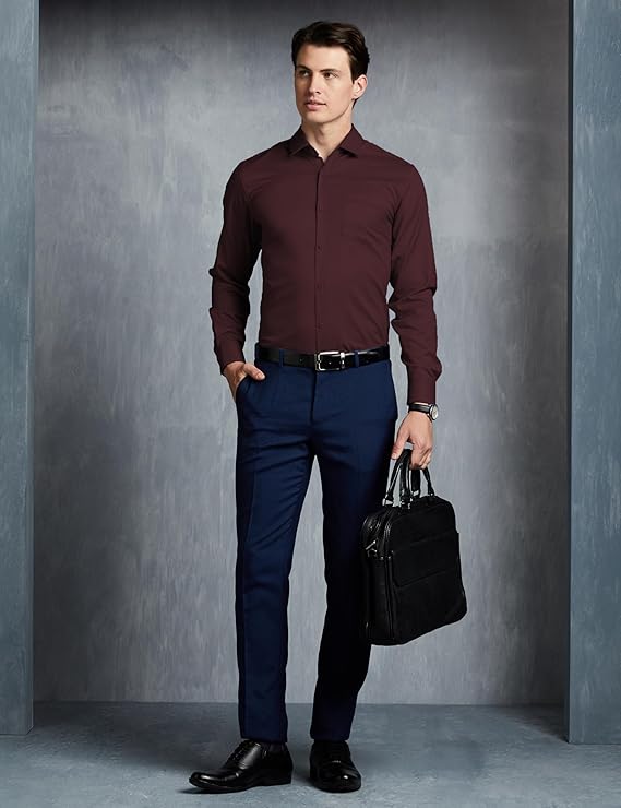 regular fit stretch brown shirts – comfortable & classic everyday style regular fit stretch brown shirts – comfortable & classic everyday style
