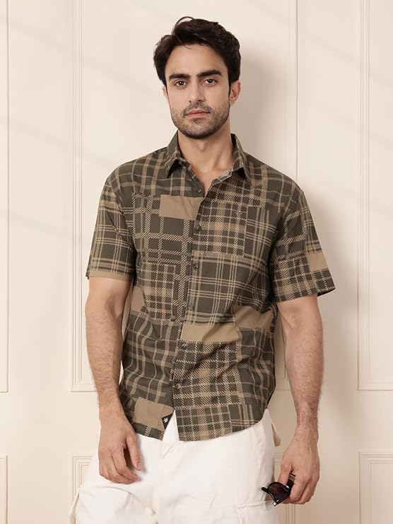 olive textured slim fit shirts for men olive textured slim fit shirts for men