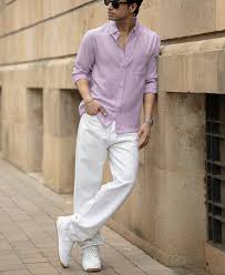 lavender slub textured shirt lavender slub textured shirt