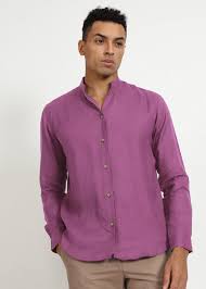 lavender double pocket linen shirt lavender double pocket linen shirt
