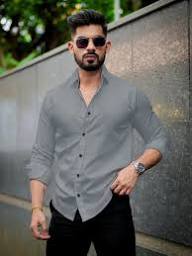grey lightweight structured shirt grey lightweight structured shirt