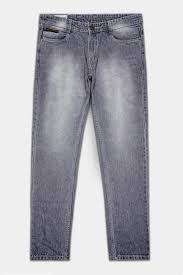 grey regular fit basic denim jeans