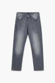 grey regular fit basic denim jeans grey regular fit basic denim jeans