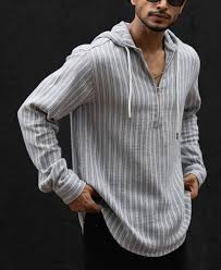 grey regular fit full sleeves hoodie shirt grey regular fit full sleeves hoodie shirt