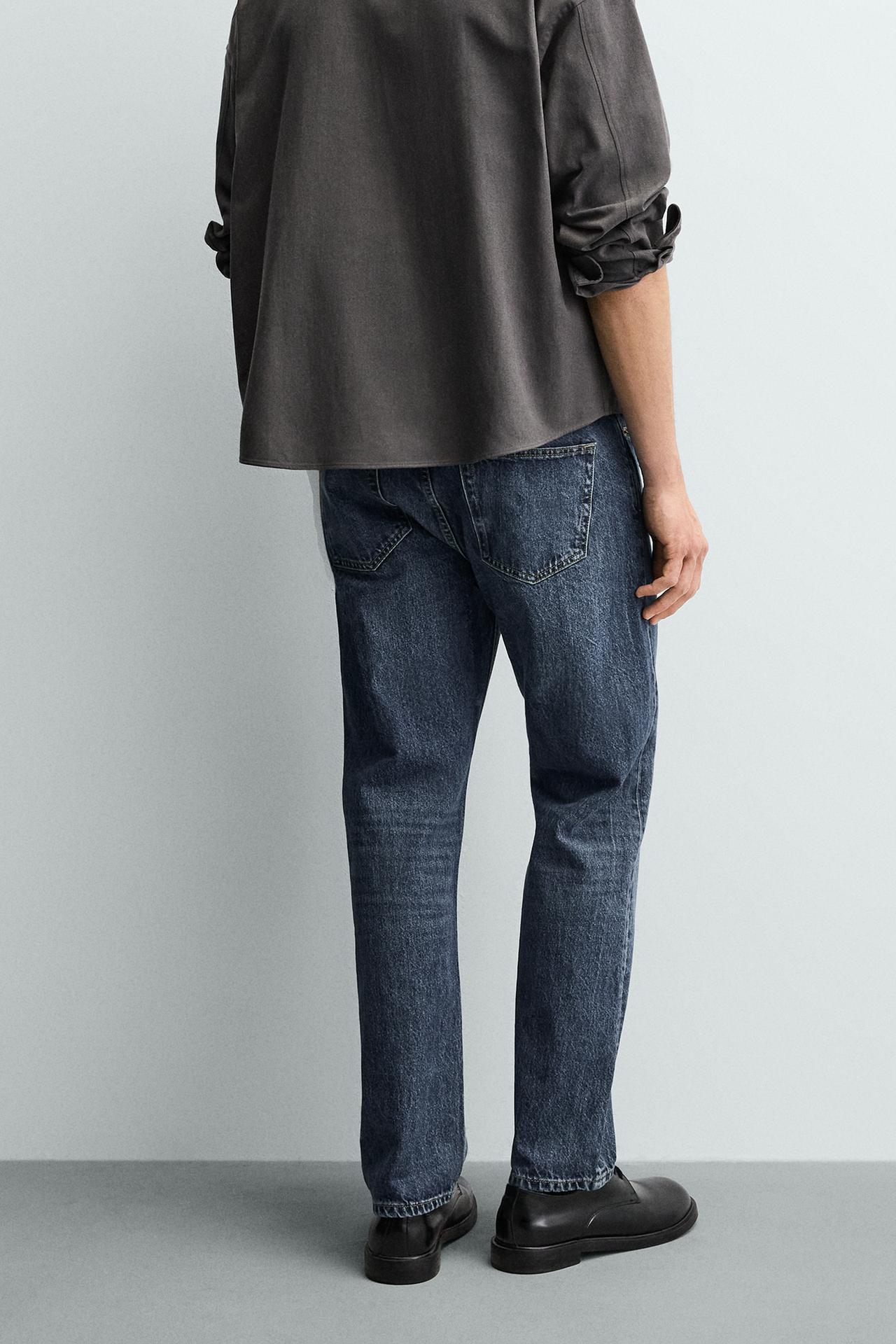 dark blue 5 pocket mid rise loose boot leg stretch jeans dark blue 5 pocket mid rise loose boot leg stretch jeans