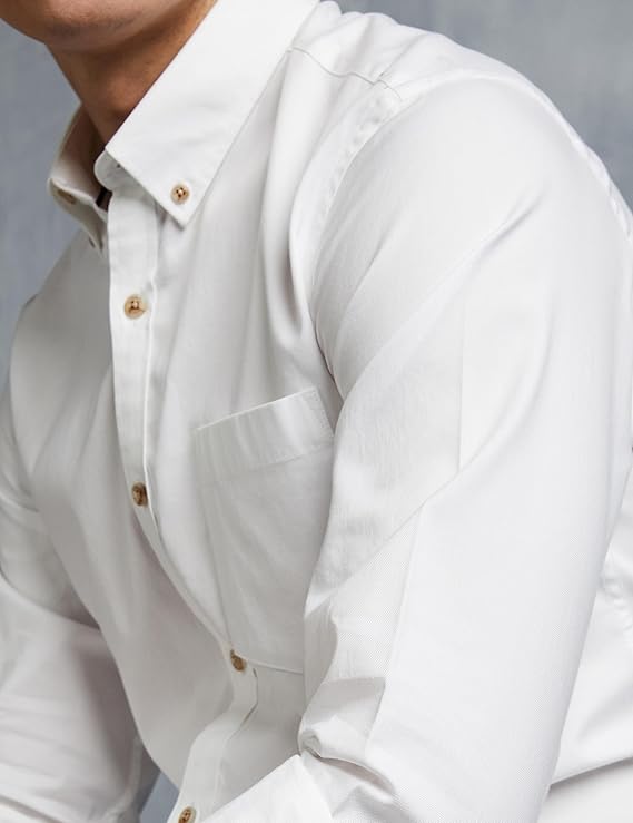 off white double pockets regular fit full sleeves shirt off white double pockets regular fit full sleeves shirt