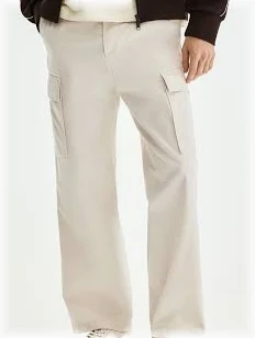 cream regular fit pocket cargo pant cream regular fit pocket cargo pant