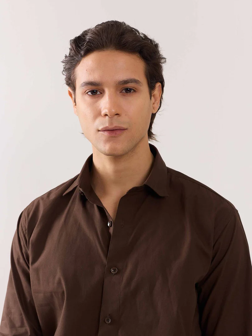 coffee brown oxford shirt coffee brown oxford shirt
