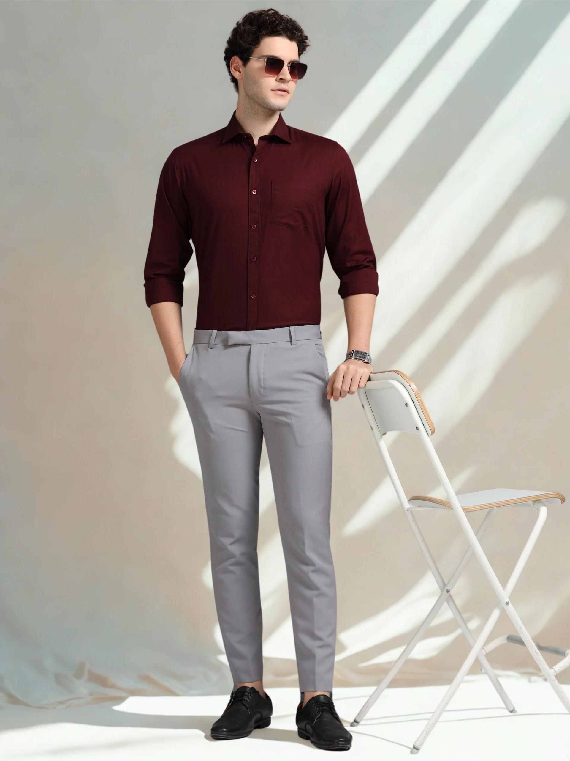 maroon lightweight oxford shirt maroon lightweight oxford shirt
