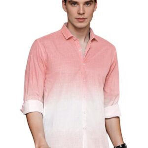 coral ombre shirt
