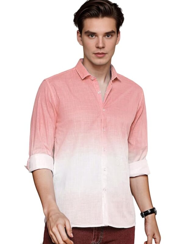 coral ombre shirt