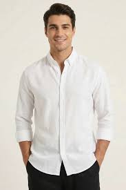 white cotton regular fit full sleeves shirt white cotton regular fit full sleeves shirt