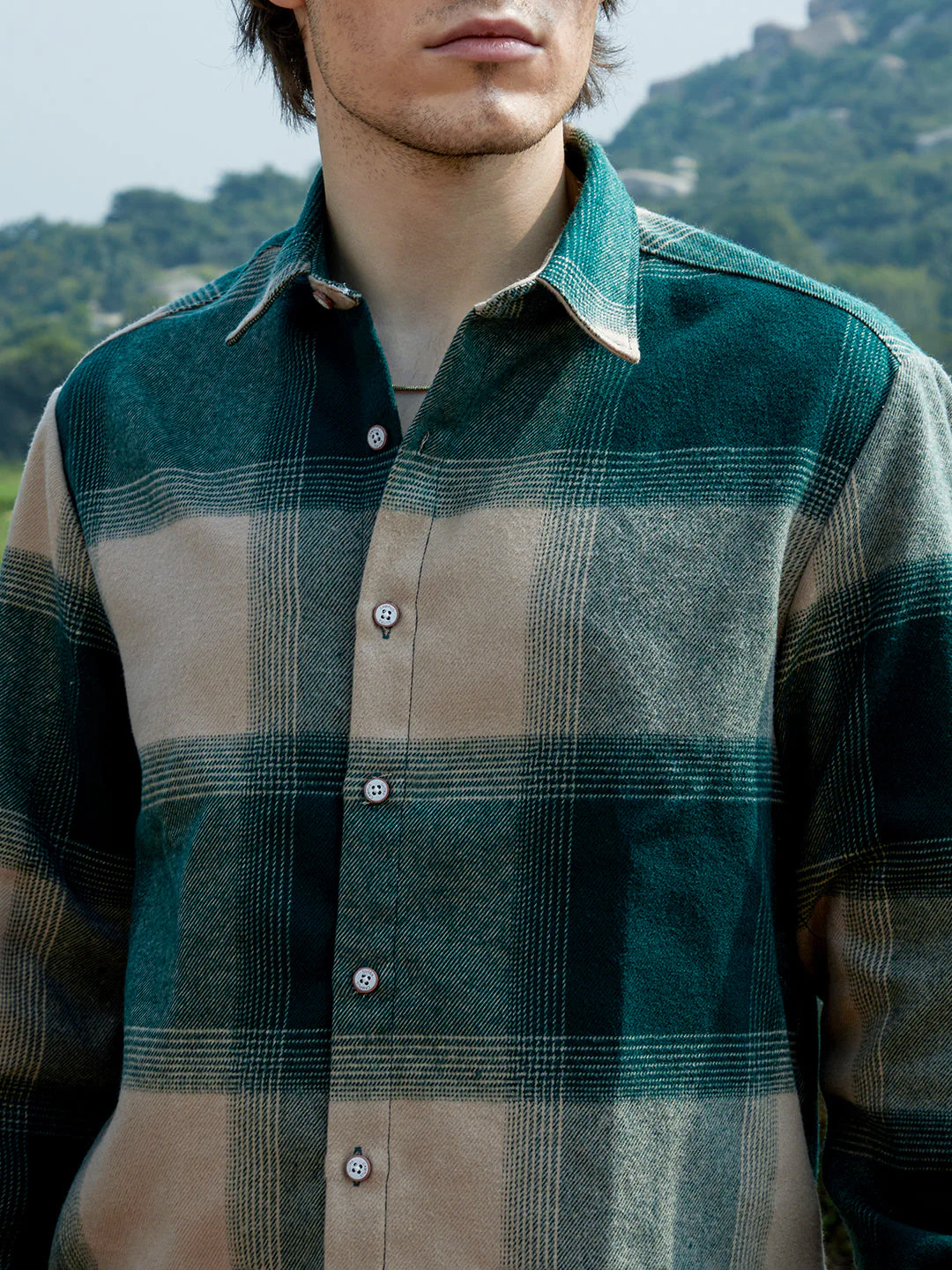 vignette checkered oversized shirt vignette checkered oversized shirt