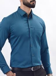 solid slim fit formal shirt