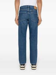 medium blue 5 pocket low rise tapered ankle length stretch jeans medium blue 5 pocket low rise tapered ankle length stretch jeans